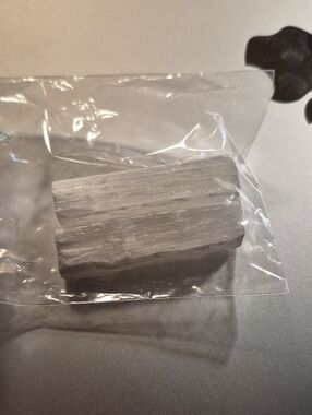 Raw Selenite Crystal Chunk - Natural Grounding Stone X2